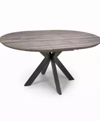 Hattan 120-160cm Extending Dining Table - Grey